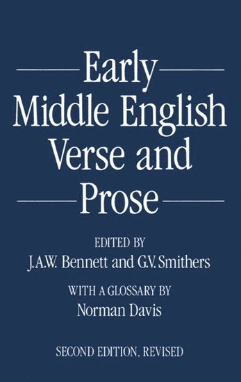 Early Middle English Verse and Prose. 1155-1300 1