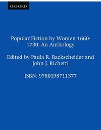 bokomslag Popular Fiction by Women 1660-1730