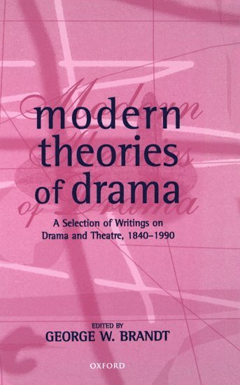 bokomslag Modern Theories of Drama