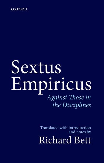 Richard Bett - Sextus Empiricus: Against Those in the Disciplines, Inbunden