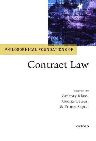 bokomslag Philosophical Foundations of Contract Law