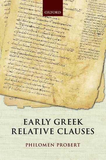 bokomslag Early Greek Relative Clauses