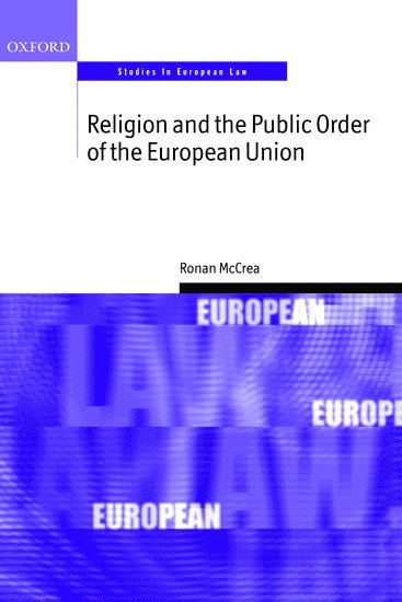 bokomslag Religion and the Public Order of the European Union