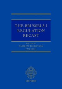 bokomslag The Brussels I Regulation Recast