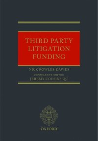 bokomslag Third Party Litigation Funding