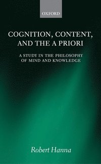 bokomslag Cognition, Content, and the A Priori