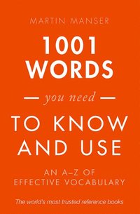 bokomslag 1001 Words You Need To Know and Use