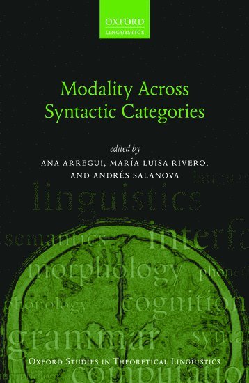 Modality Across Syntactic Categories 1