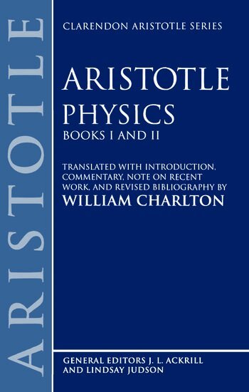 Aristotle, W. Charlton - Physics Books I and II, Häftad
