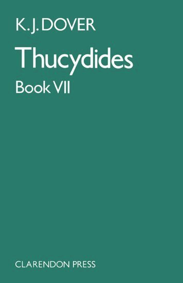 Thucydides, K. J. Dover - Book VII, Häftad