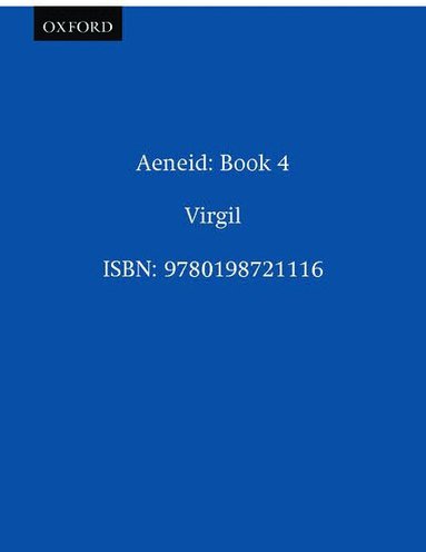 Virgil, R. G. Austin - Aeneid: Book 4, Häftad