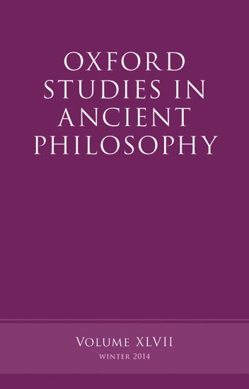 Oxford Studies in Ancient Philosophy, Volume 47 1