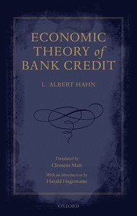 bokomslag Economic Theory of Bank Credit