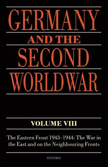 Germany and the Second World War Volume VIII 1