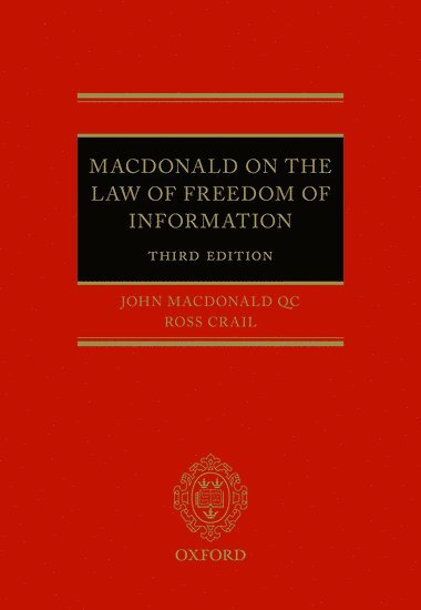 Macdonald on the Law of Freedom of Information