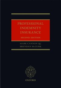 bokomslag Professional Indemnity Insurance