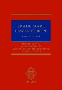 bokomslag Trade Mark Law in Europe 3e