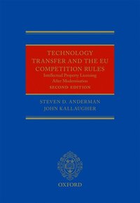 bokomslag Technology Transfer and the EU Competition Rules