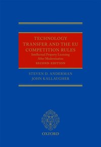 bokomslag Technology Transfer and the EU Competition Rules