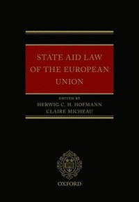 bokomslag State Aid Law of the European Union