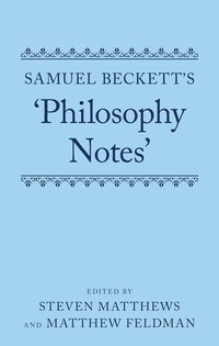 bokomslag Samuel Beckett's 'Philosophy Notes'