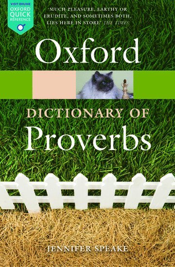 bokomslag Oxford Dictionary of Proverbs