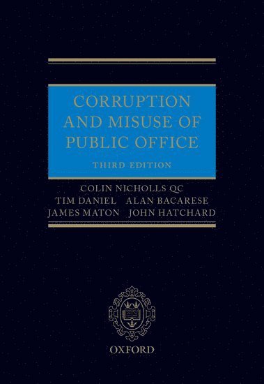 Corruption and Misuse of Public Office 1