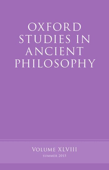 Brad Inwood - Oxford Studies in Ancient Philosophy, Volume 48, Häftad