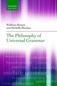 bokomslag The Philosophy of Universal Grammar