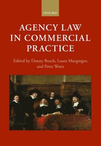 bokomslag Agency Law in Commercial Practice