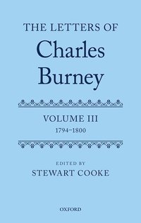 bokomslag The Letters of Dr Charles Burney