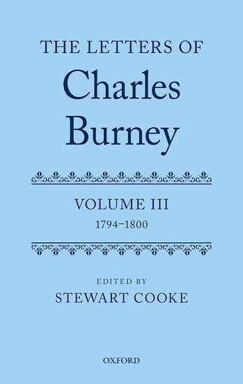 The Letters of Dr Charles Burney 1