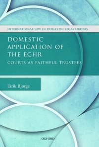 bokomslag Domestic Application of the ECHR