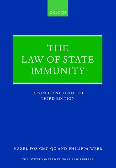 bokomslag The Law of State Immunity