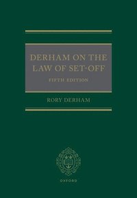 bokomslag Derham on the Law of Set Off