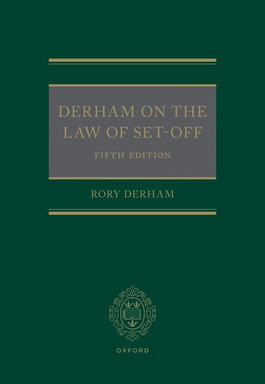Rory Derham - Derham on the Law of Set Off, Inbunden