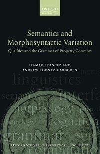 bokomslag Semantics and Morphosyntactic Variation