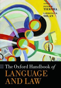 bokomslag The Oxford Handbook of Language and Law