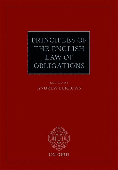 bokomslag Principles of the English Law of Obligations