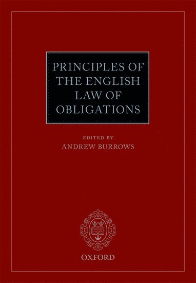 bokomslag Principles of the English Law of Obligations