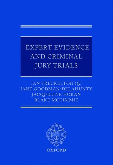 bokomslag Expert Evidence and Criminal Jury Trials