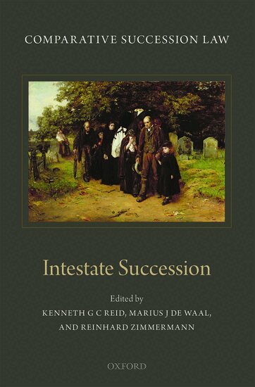 REID ET AL, Kenneth Reid, Marius de Waal, Reinhard Zimmermann - Comparative Succession Law, Inbunden