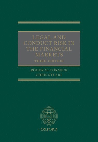 bokomslag Legal and Conduct Risk in the Financial Markets