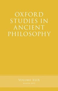bokomslag Oxford Studies in Ancient Philosophy, Volume 49