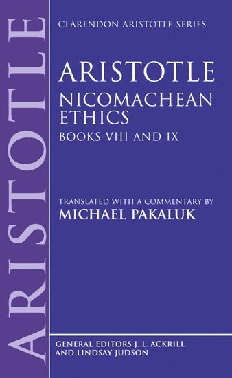 bokomslag Aristotle: Nicomachean Ethics, Books VIII and IX
