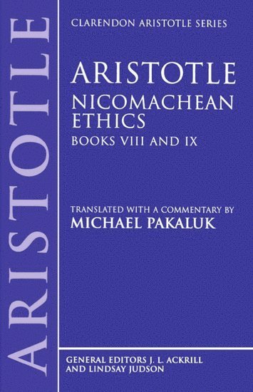 bokomslag Aristotle: Nicomachean Ethics, Books VIII and IX