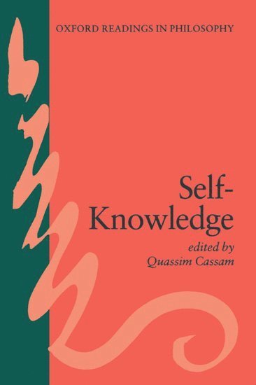 Quassim Cassam - Self-Knowledge, Häftad