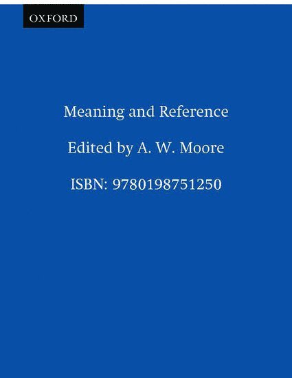 Meaning and Reference 1