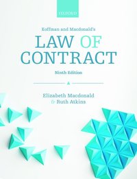bokomslag Koffman & Macdonald's Law of Contract