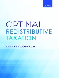 bokomslag Optimal Redistributive Taxation